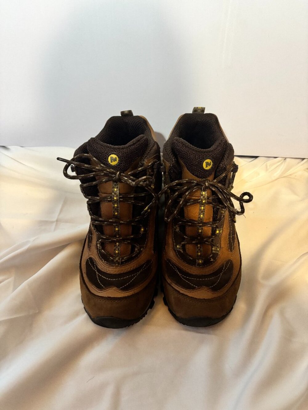 Merrell Siren Mid Waterproof Leather Hiking Boots Brown Women's Size 8.5